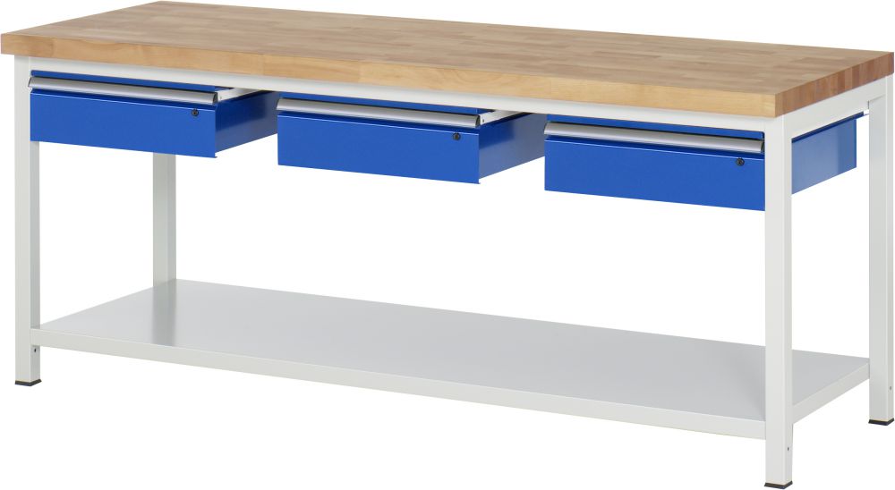 Produktbild RAU Werkbank 8000 Modell 8003A6 2000 mm in der Breite
