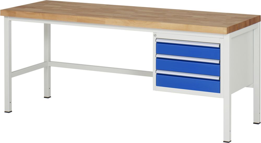 Produktbild RAU Werkbank 8000 Modell 8127 Maße 2000 x 700 mm