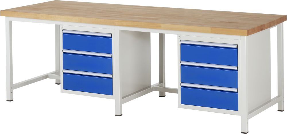 Produktbild RAU Werkbank 8000 Modell 8157 Breite 2500 mm