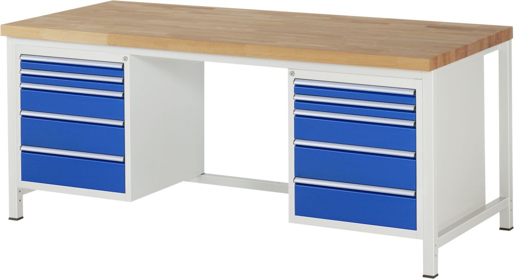 Produktbild RAU Werkbank Serie 8000 Modell 8184 Breite 2000 mm bild 1