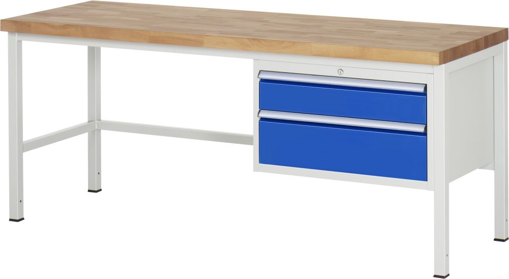 Produktbild RAU Werkbank 8000 Modell 8223 Maße 2000 x 700 mm