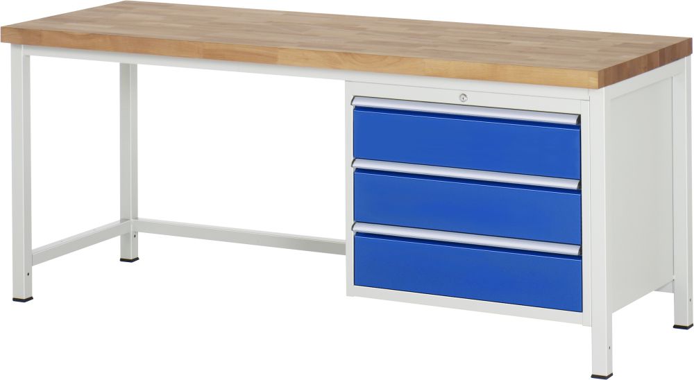 Produktbild RAU Werkbank 8000 Modell 8257 mit 2000 x 700 mm