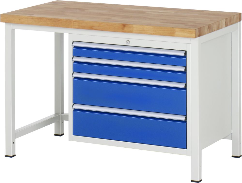 Produktbild RAU Werkbank 8000 Modell 8261 Maße 1250 x 700 mm