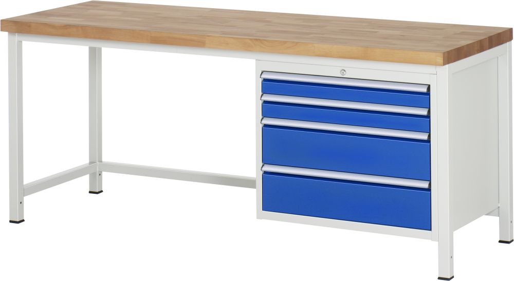 Produktbild RAU Werkbank 8000 Modell 8261 Maße 2000 x 700 mm