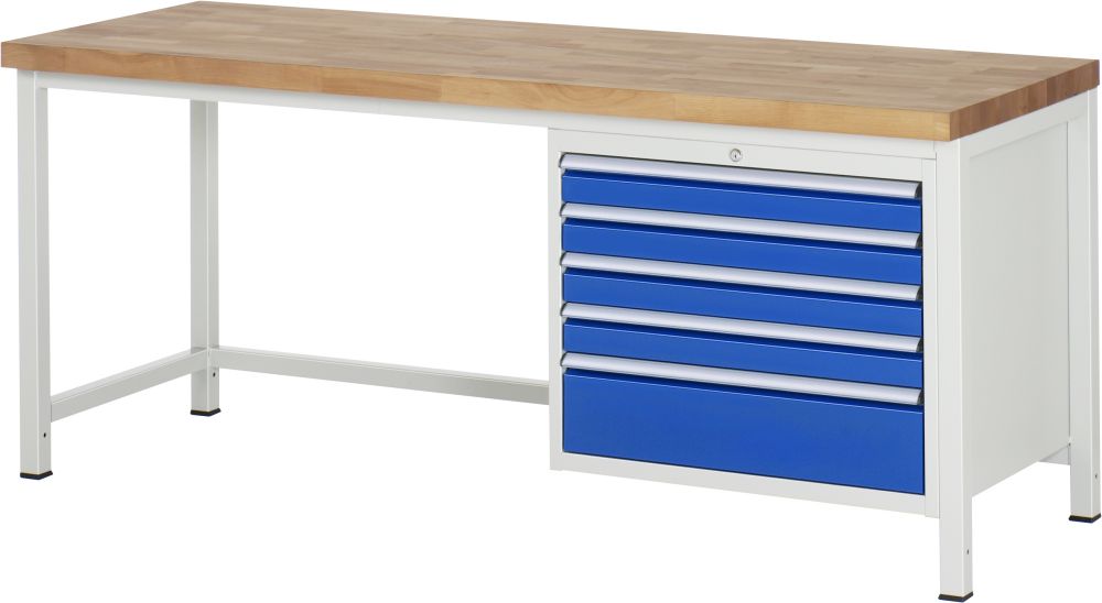 Produktbild RAU Werkbank 8000 Modell 8268 mit 2000 x 700 mm