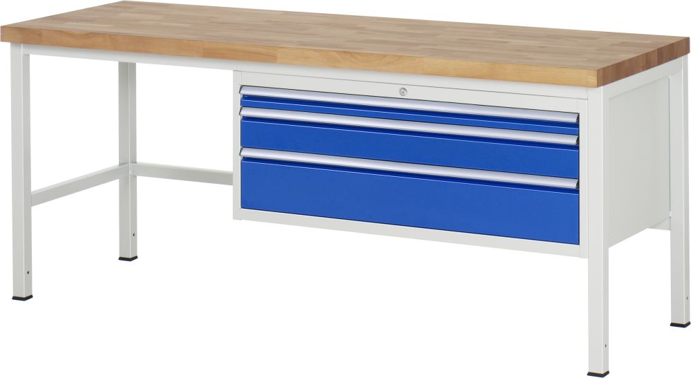 Produktbild RAU Werkbank 8000 Modell 8326 Maße 2000 x 700 mm