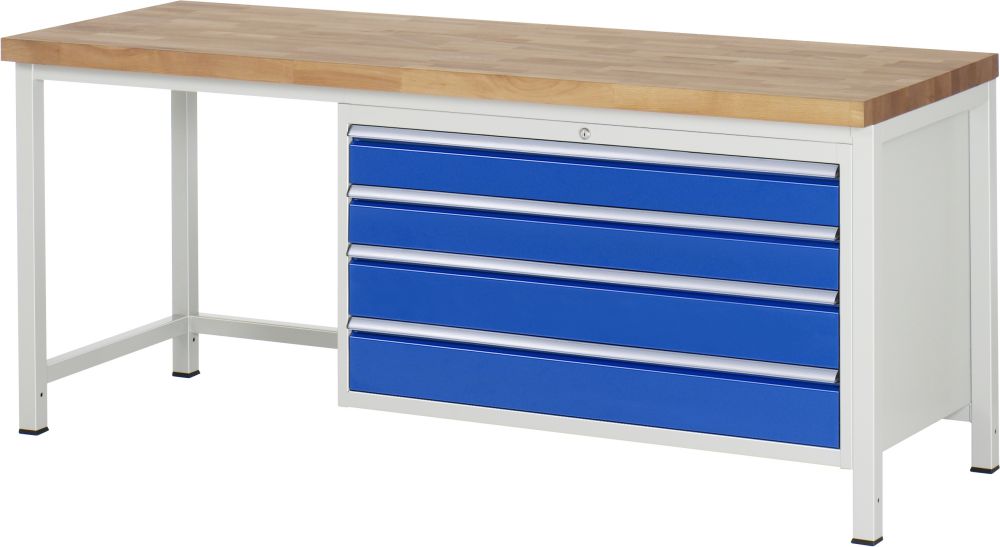 Produktbild RAU Werkbank 8000 Modell 8362 Maße 2000 x 700 mm