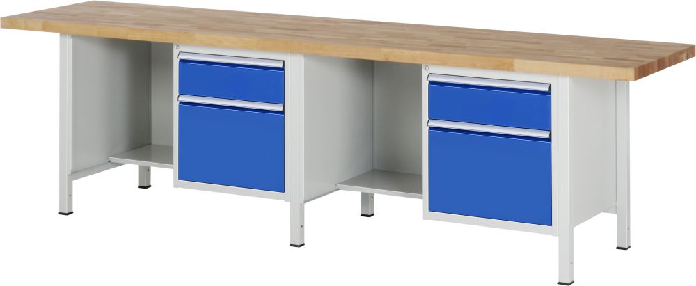 Produktbild RAU Werkbank 8000 Modell 8451 Maße 3000 x 700 mm