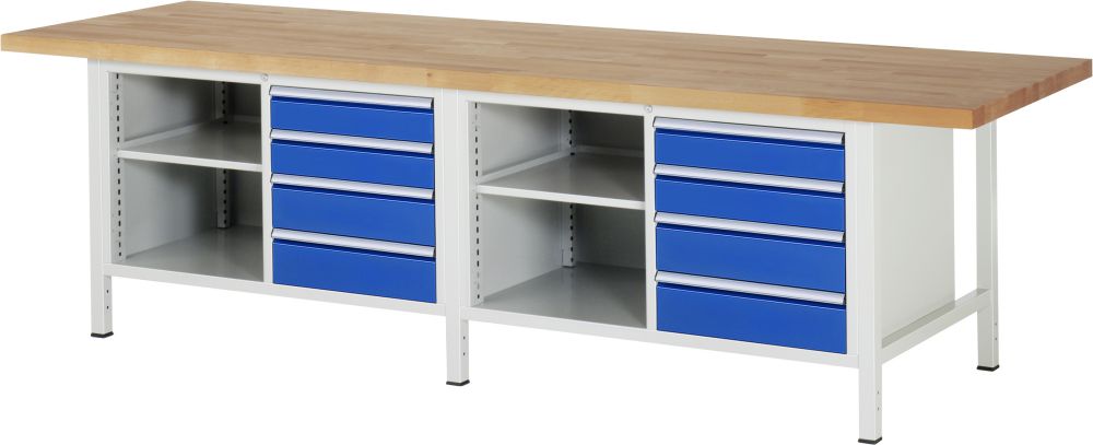 Produktbild RAU Werkbank 8000 Modell 8463 mit 3000 x 900 mm
