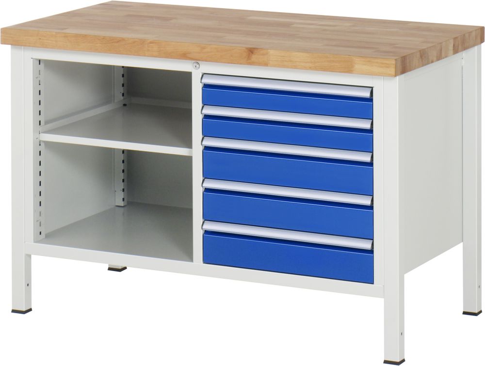 Produktbild RAU Werkbank 8000 Modell 8464 Maße 1250 x 700 mm