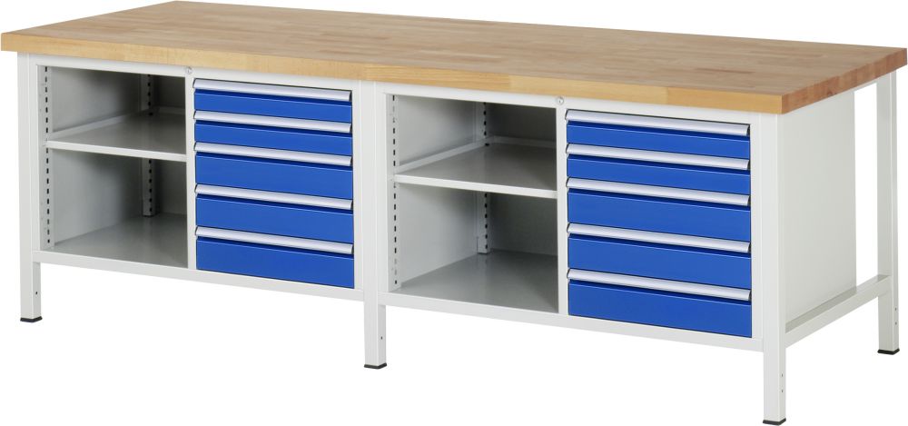 Produktbild RAU Werkbank 8000 Modell 8464 Breite 2500 mm