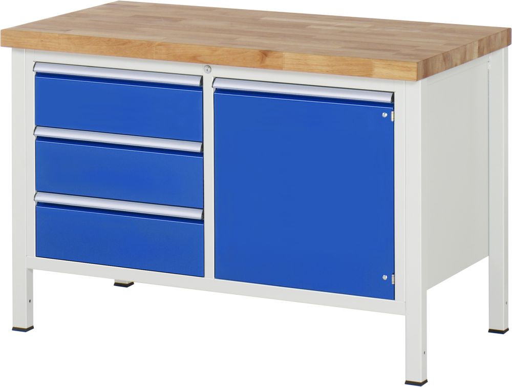 Produktbild RAU Werkbank Serie 8000 Modell 8468 Breite 1250 mm bild 1