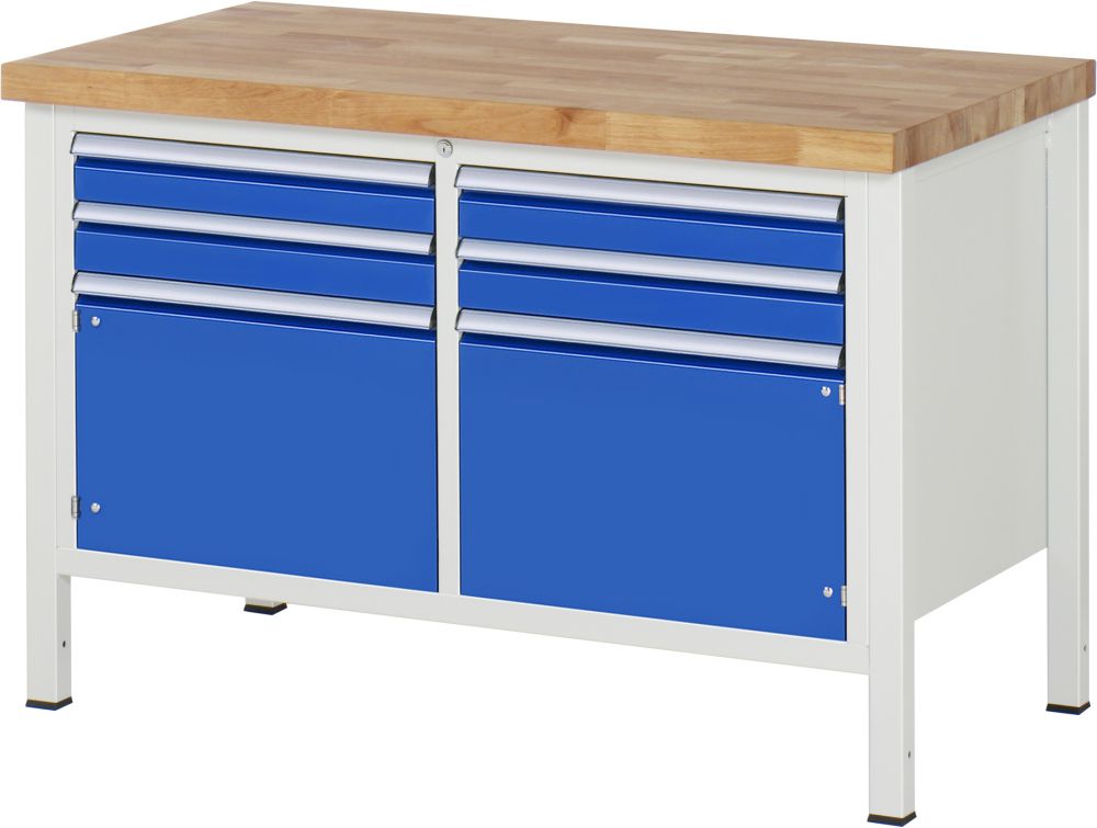 Produktbild RAU Werkbank 8000 Modell 8469 Maße 1250 x 700 mm