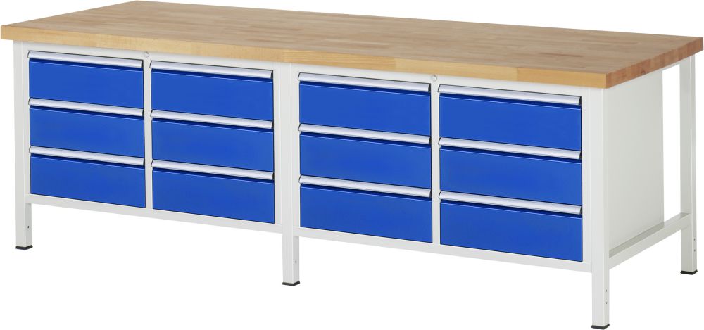 Produktbild RAU Werkbank 8000 Modell 8473 und 2500 mm breit