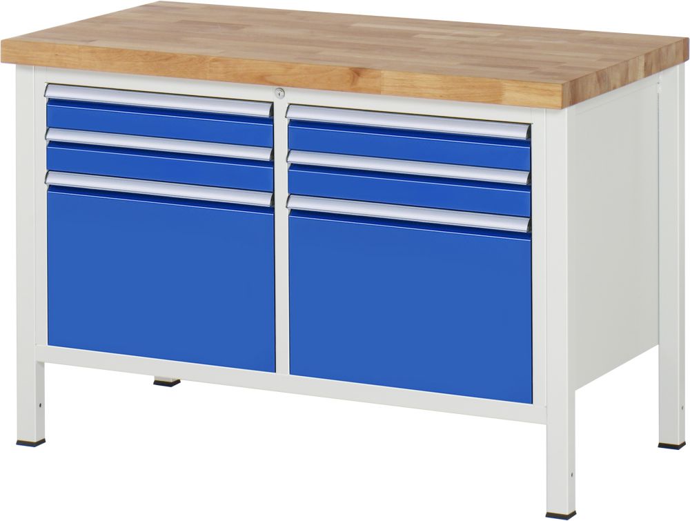 Produktbild RAU Werkbank 8000 Modell 8474 Maße 1250 x 700 mm