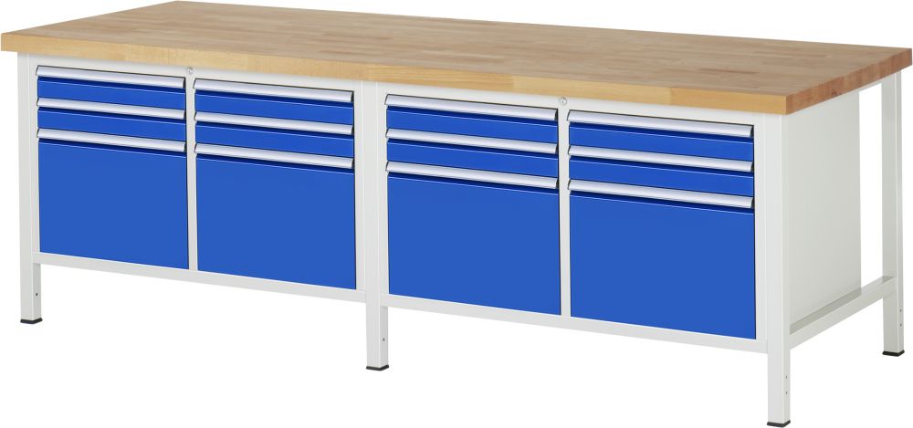 Produktbild RAU Werkbank Serie 8000 Modell 8474 Breite 2500 mm bild 1