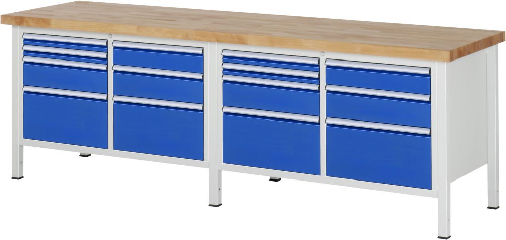 Produktbild RAU Werkbank 8000 Modell 8476 2500 mm in der Breite