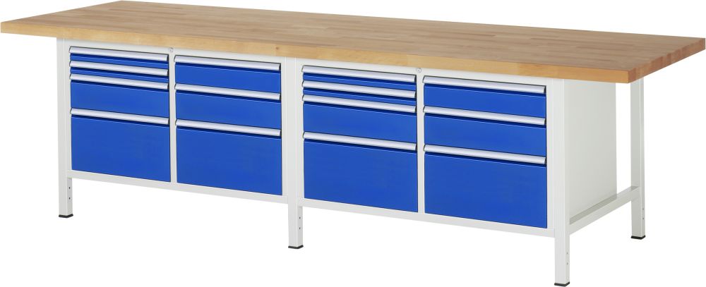 Produktbild RAU Werkbank 8000 Modell 8476 mit 3000 x 900 mm