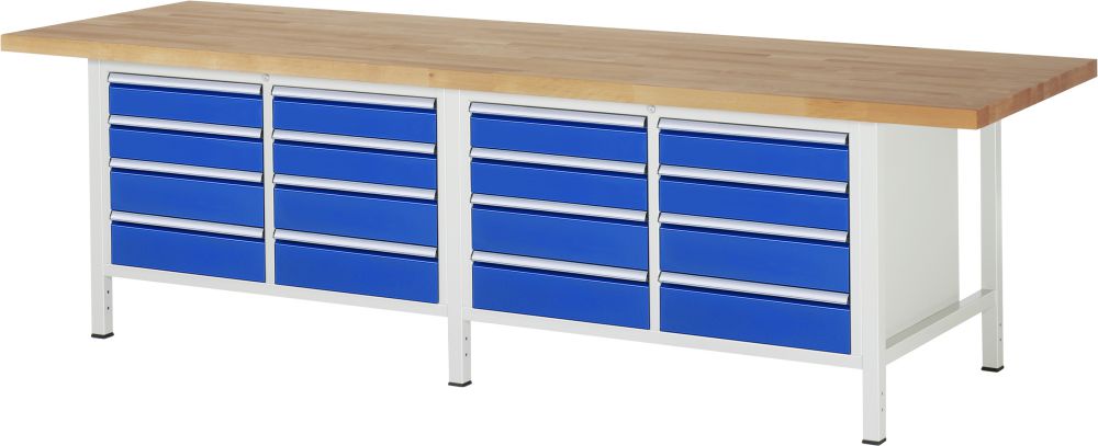 Produktbild RAU Werkbank 8000 Modell 8477 Breite 3000 mm