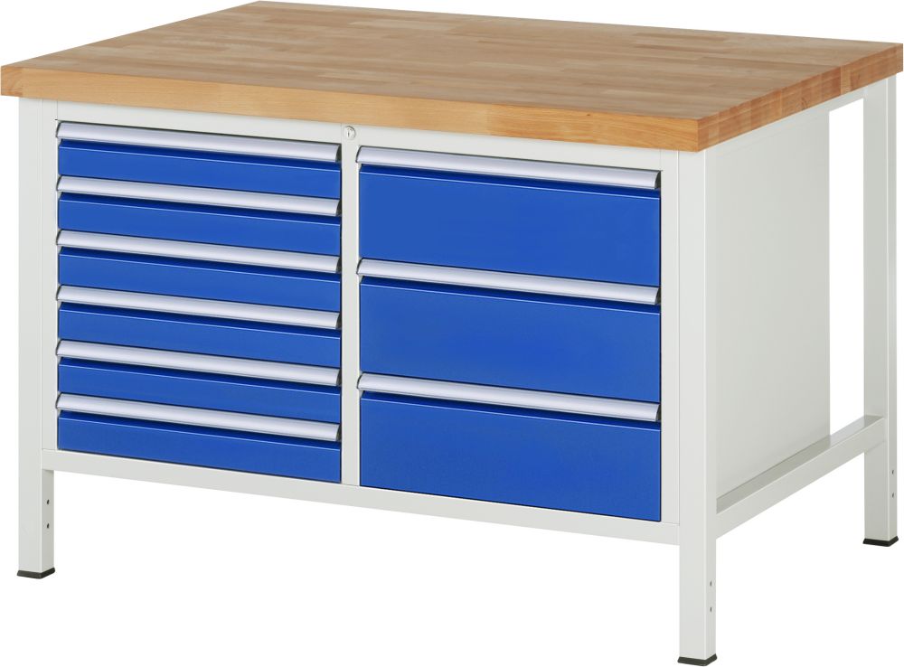 Produktbild RAU Werkbank 8000 Modell 8479 Maße 1250 x 900 mm