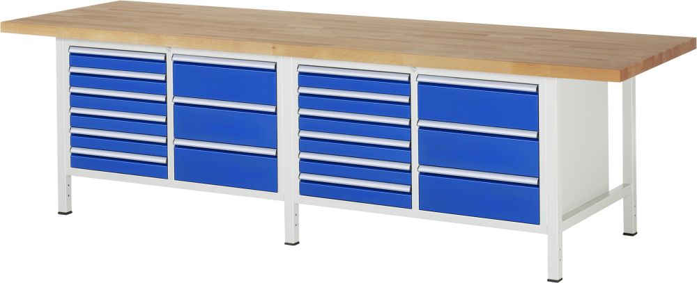 Produktbild RAU Werkbank 8000 Modell 8479 3000 mm in der Breite