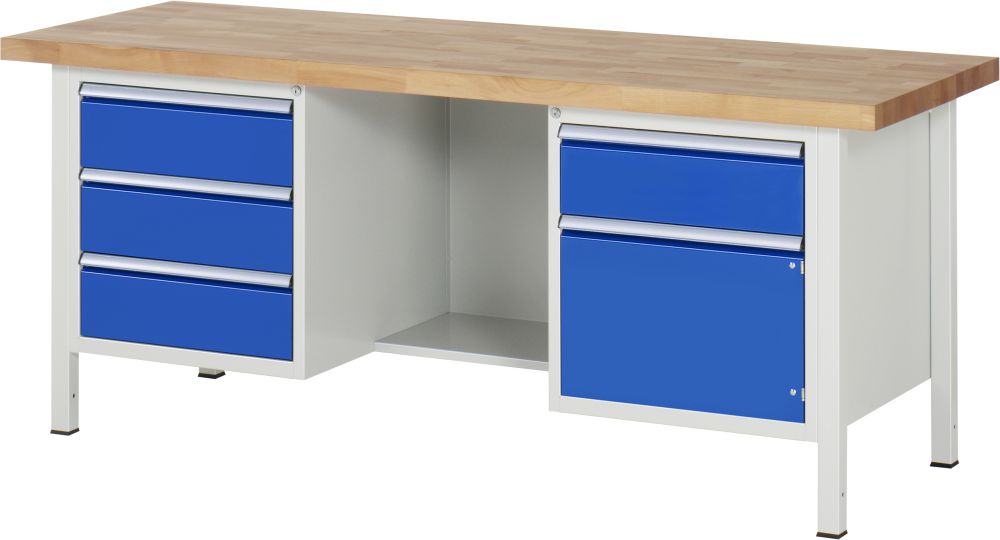 Produktbild RAU Werkbank 8000 Modell 8552 Maße 2000 x 700 mm