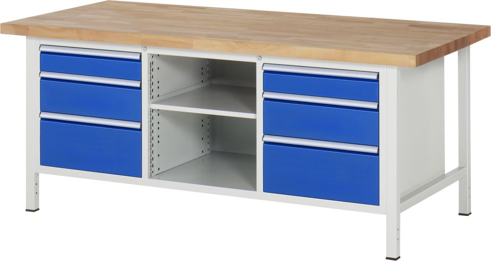 Produktbild RAU Werkbank 8000 Modell 8564 mit 2000 mm Breite