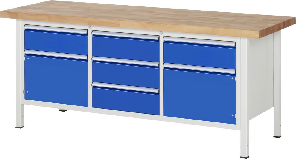 Produktbild RAU Werkbank 8000 Modell 8568 2000 x 700 mm