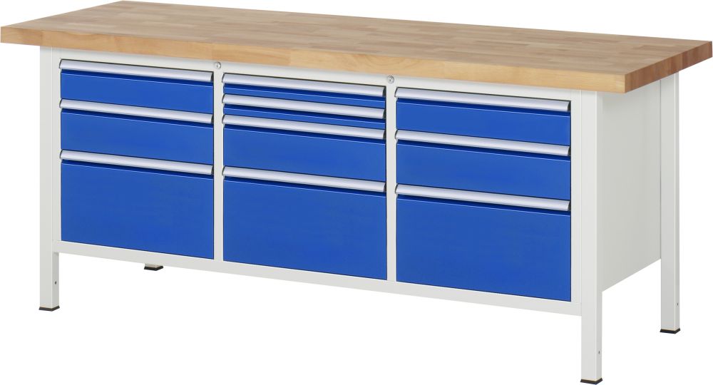 Produktbild RAU Werkbank 8000 Modell 8576 Stärke 40 mm Breite 2000 mm