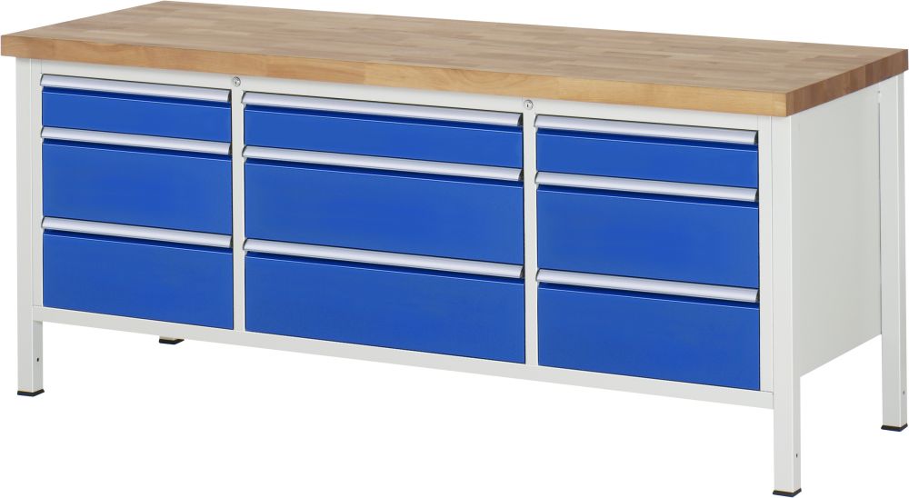 Produktbild RAU Werkbank 8000 Modell 8753 Systemunterbau 2000 mm