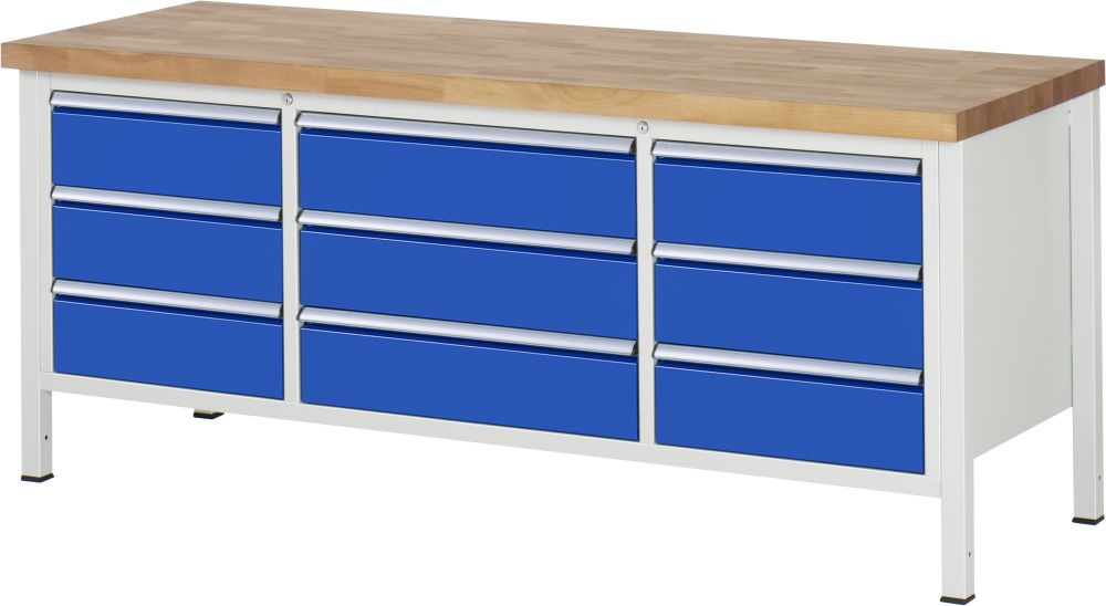 Produktbild RAU Werkbank 8000 Modell 8754 Last 1250 kg 2000 mm