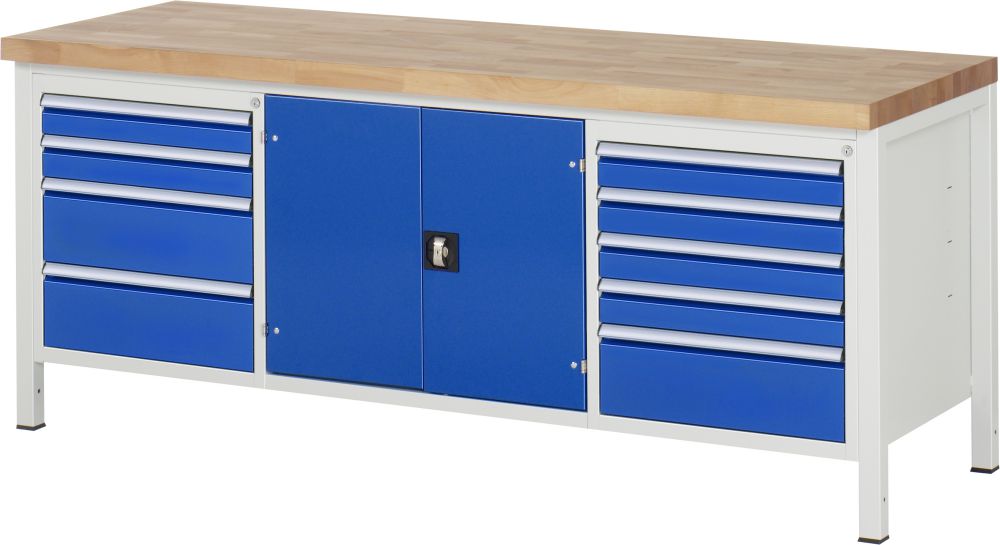 Produktbild RAU Werkbank 8000 Modell 8908 Maße 2000 x 840 x 700 mm