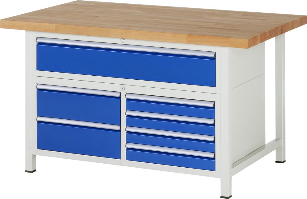 Produktbild RAU Werkbank 8000 Modell 8921 1500 x 840 bis 1040 mm