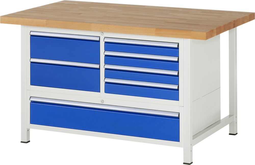 Produktbild RAU Werkbank 8000 Modell 8931 Buche Massiv 1500 mm