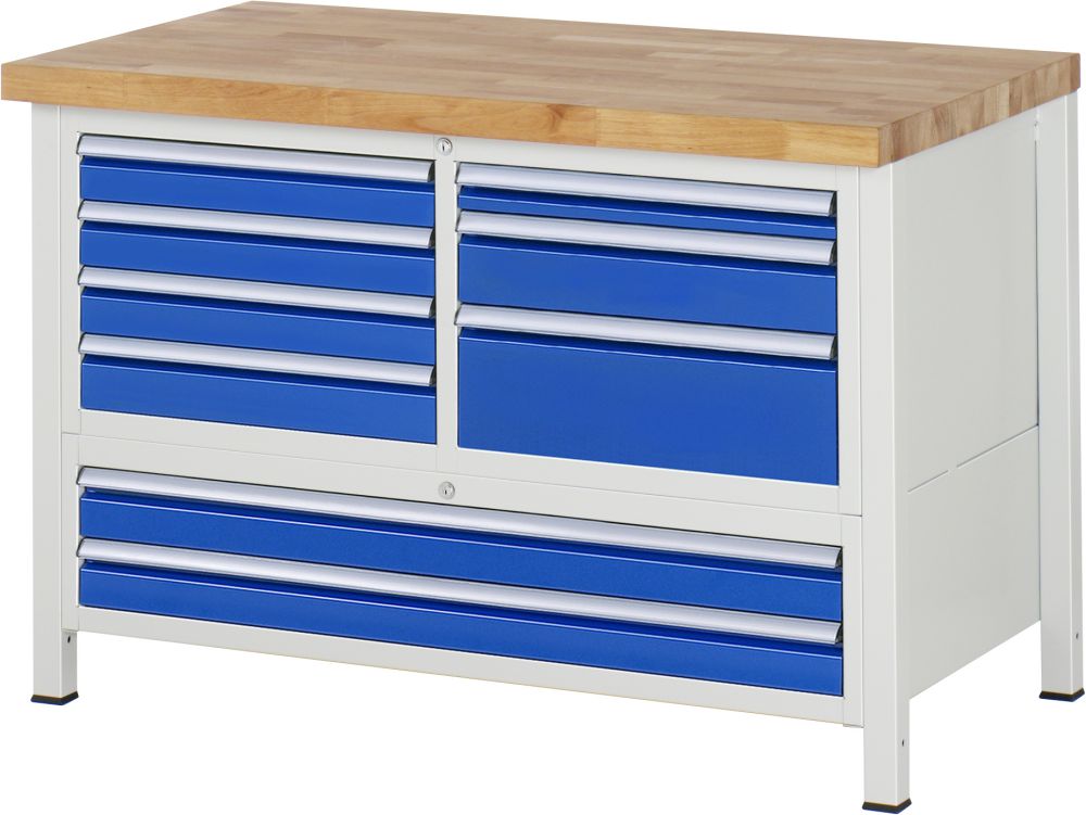 Produktbild RAU Werkbank 8000 Modell 8933 1250 mm Plattenstärke 40 mm