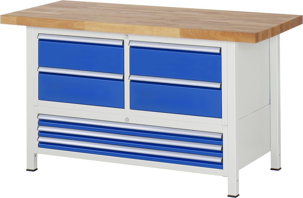 Produktbild RAU Werkbank 8000 Modell 8934 Buche Massiv 40 mm