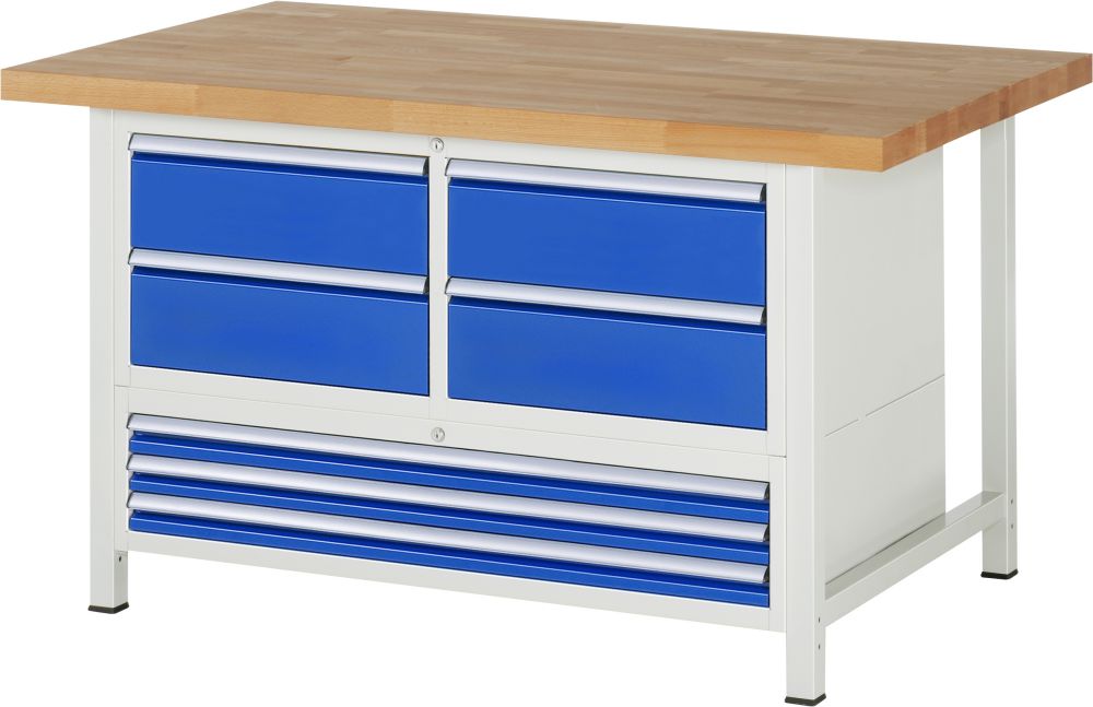 Produktbild RAU Werkbank 8000 Modell 8934 Breite 1500 mm Tiefe 900 mm