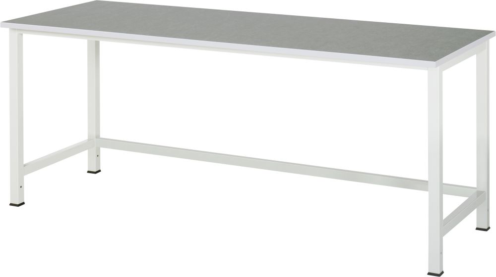 Produktbild RAU Werktisch Modell 900 mit Universal Platte 25 mm 2000 x 800 x 825 mm