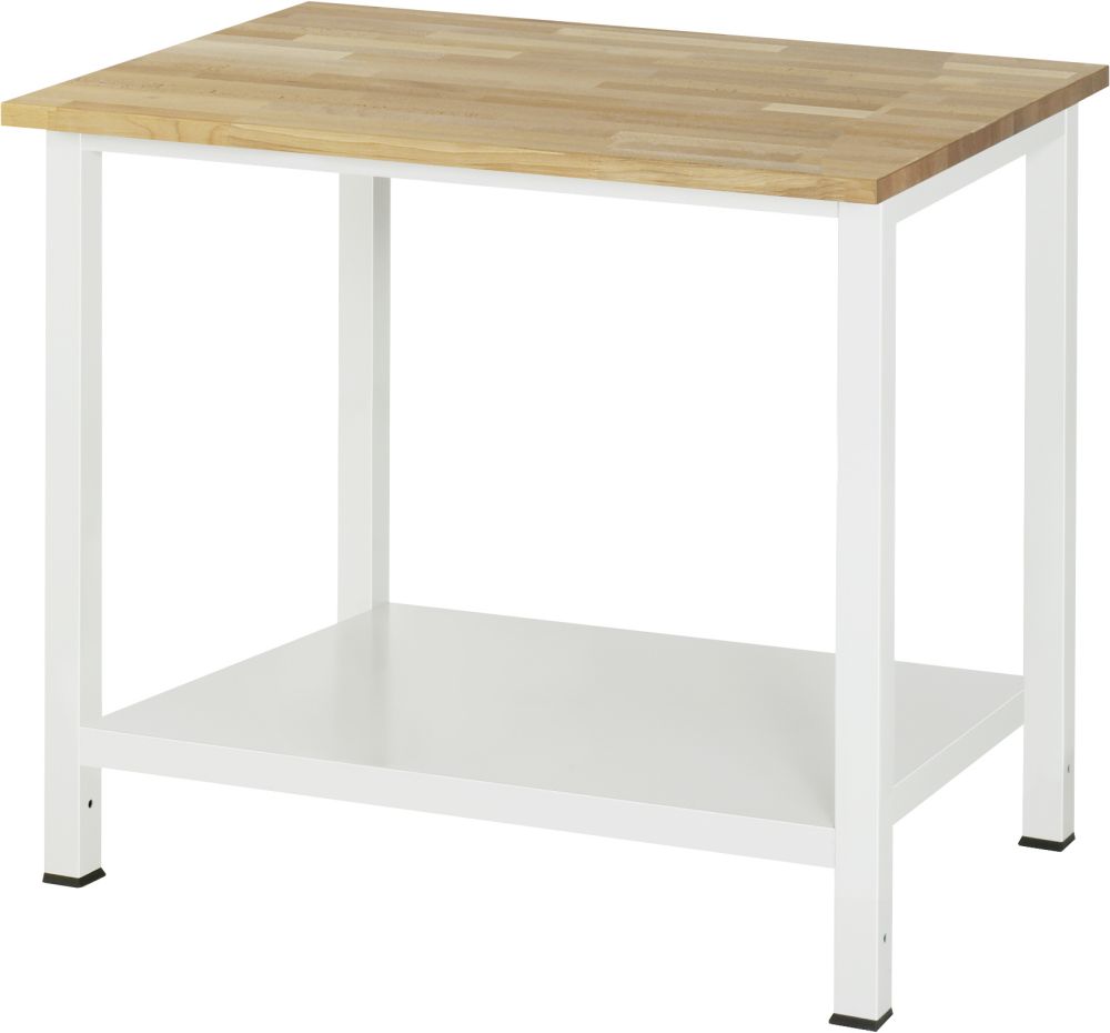 Produktbild RAU Werktisch Serie 900 Buche Massiv Arbeitsplatte Breite 1000 mm