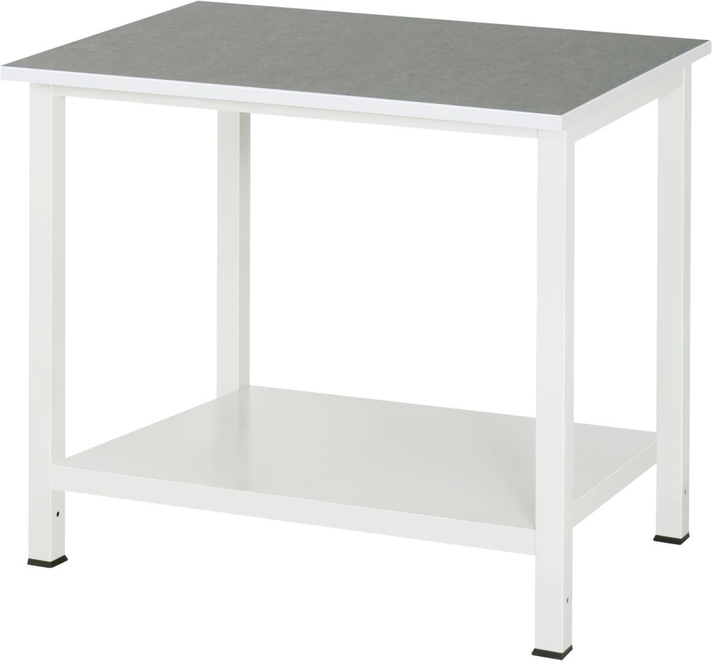 Produktbild RAU Werktisch Serie 900 Arbeitsplatte mit Linoleumbelag Breite 1000 mm bild 1