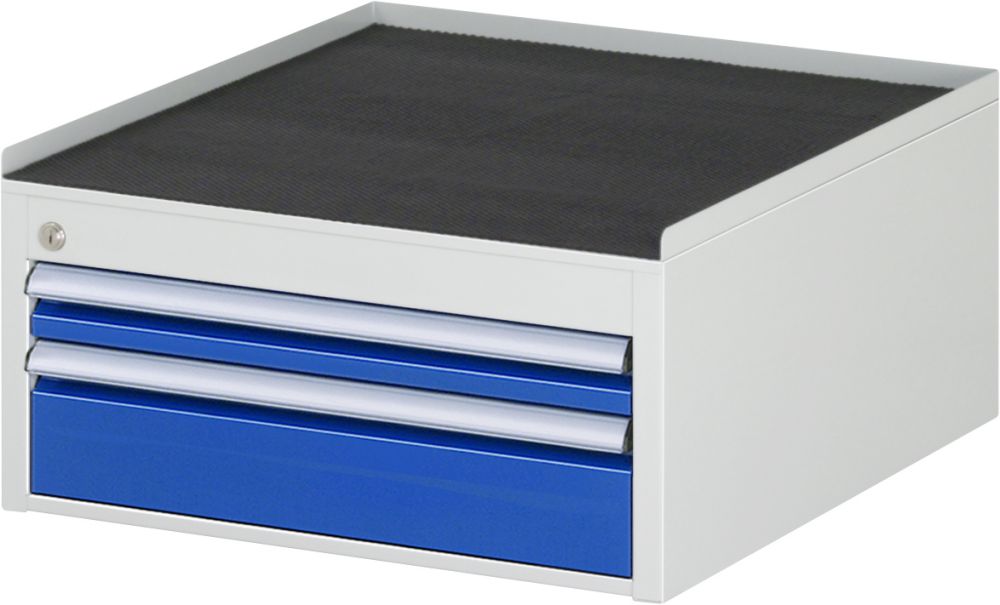 Produktbild RAU Schubladenschrank Serie 7000 2 Schubladen Größe L Breite 580 mm bild 1