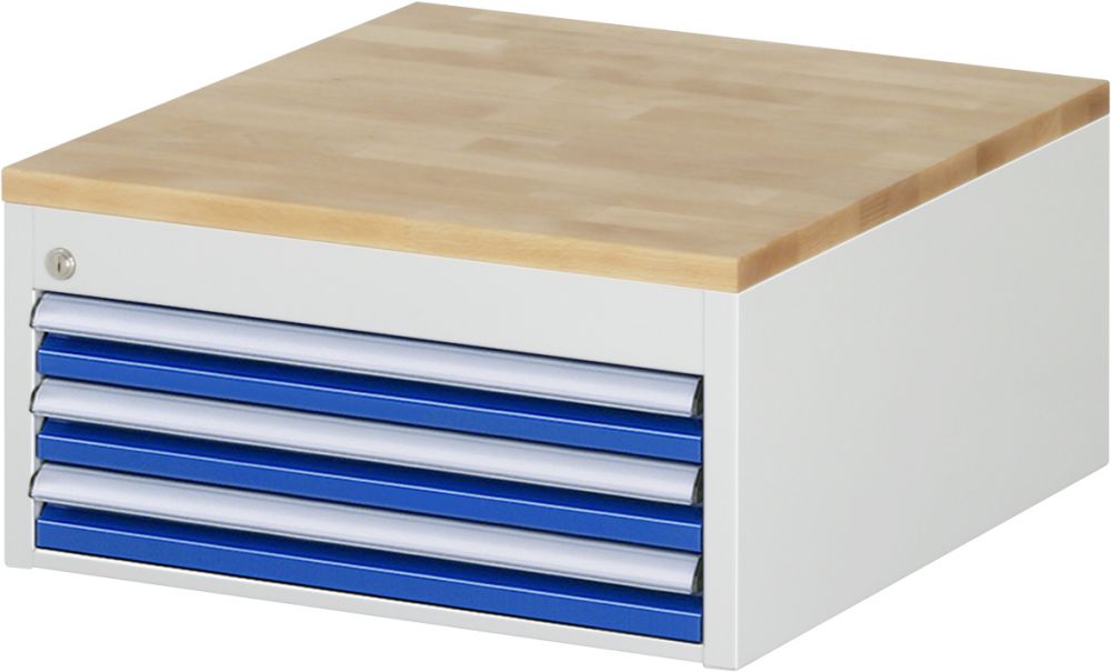 Produktbild Rau Schubladenschrank Serie 7000 H 285 mm 3 Schubladen Größe L B 580 mm