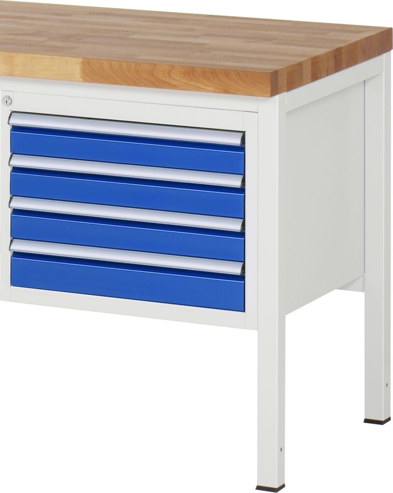 Produktbild Rau Unterbau Container Serie 7000 4 Schubladen Breite580 x Höhe440 x Tiefe650 mm