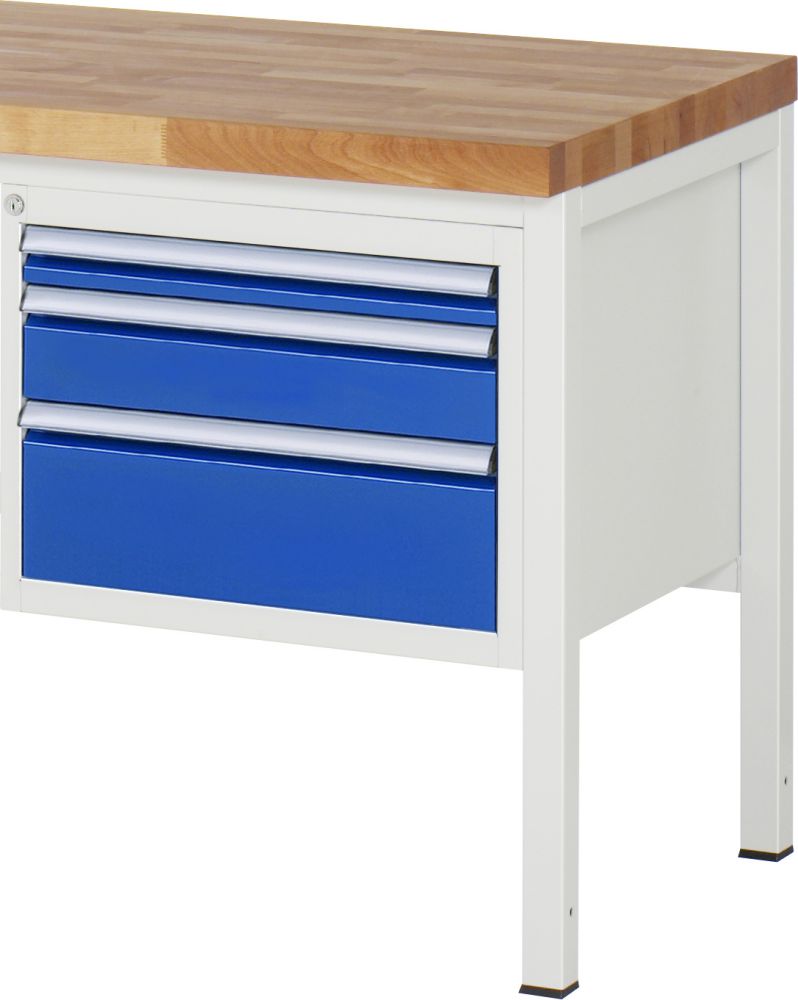 Produktbild Rau Unterbau Container Serie 7000 3 Schubladen 580 x 440 x 650 mm