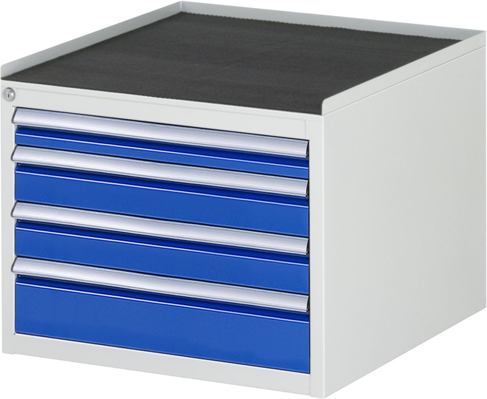 Produktbild RAU Schubladenschrank Serie 7000 4 Schubladen Größe-L Breite 580 mm bild 1