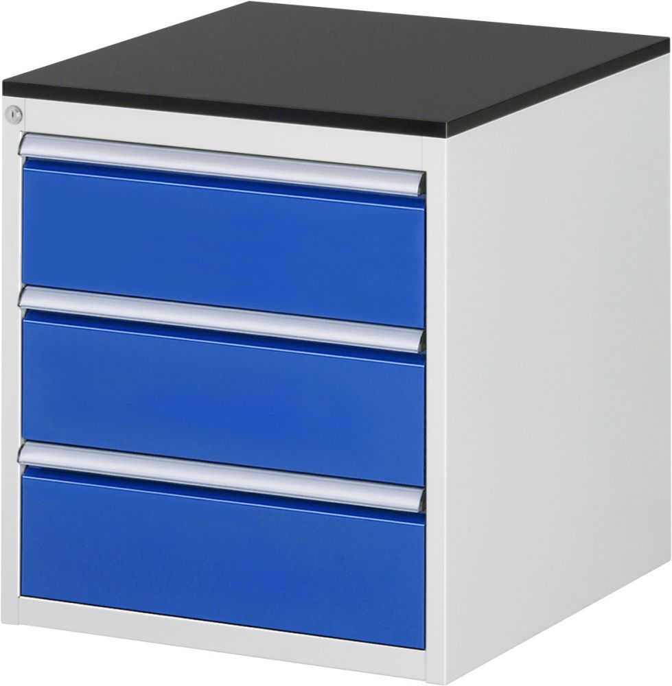 Produktbild Rau Schubladenschrank Serie 7000 3 Schubladen Größe L inclusive Platte Melaminharz