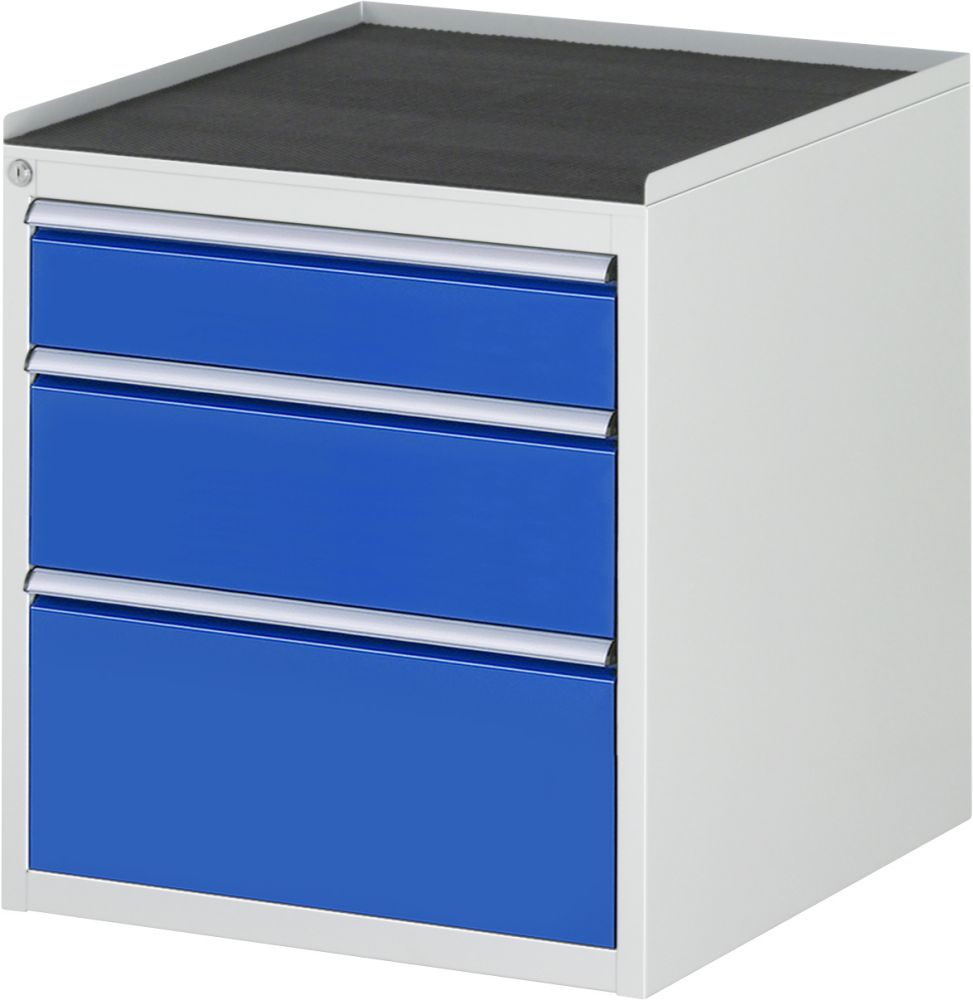 Produktbild RAU Schubladenschrank Serie 7000 3 Schubladen Größe L mit Zentralverschluss