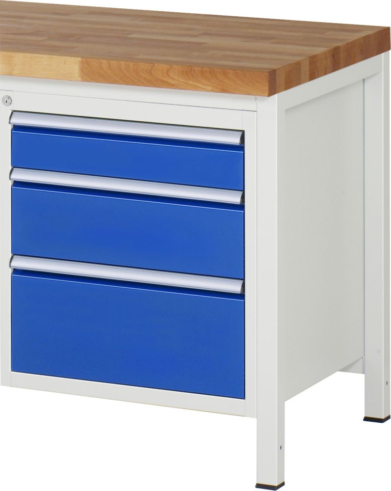 Produktbild RAU Unterbau Container Serie 7000 3 Schubladen Größe L bild 1