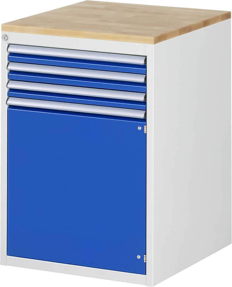 Produktbild Rau Schubladenschrank Serie 7000 3 Schubladen 1 Flügeltür Buche-Massiv