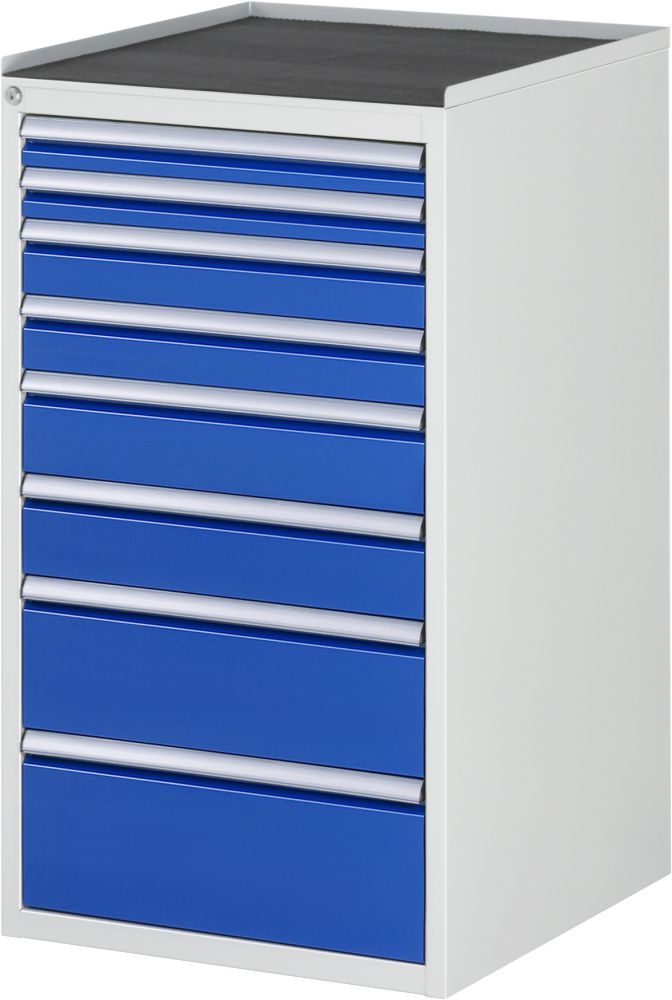 Produktbild Rau Schubladenschrank Serie 7000 8 Schubladen Größe L 580 x 1035 x 630 mm